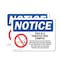Signmission Tobacco Free Campus OSHA Notice Sign, Vinyl Decal, 7in W x 5in L, 2PK OS-2PACK-NS-D-57-L-16734 - alternate 1